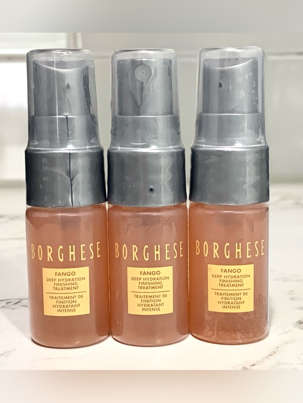 3X Borghese  Deep Hydration Finishing Treatment travel size spray/mist